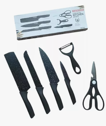 Miniatura 2 de SET CUCHILLOS NEGROS